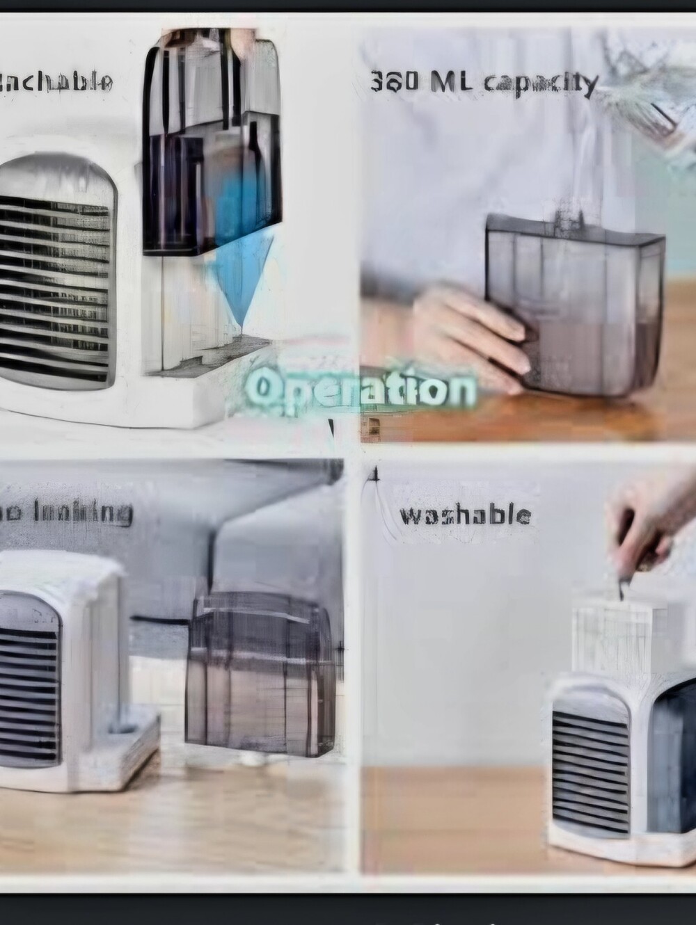NWT: Zen Cooler Personal Air Conditioner with Removable Water Tank